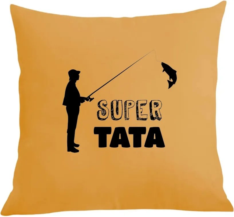 Párna párnahuzat nyomott mintás Tata Horgász