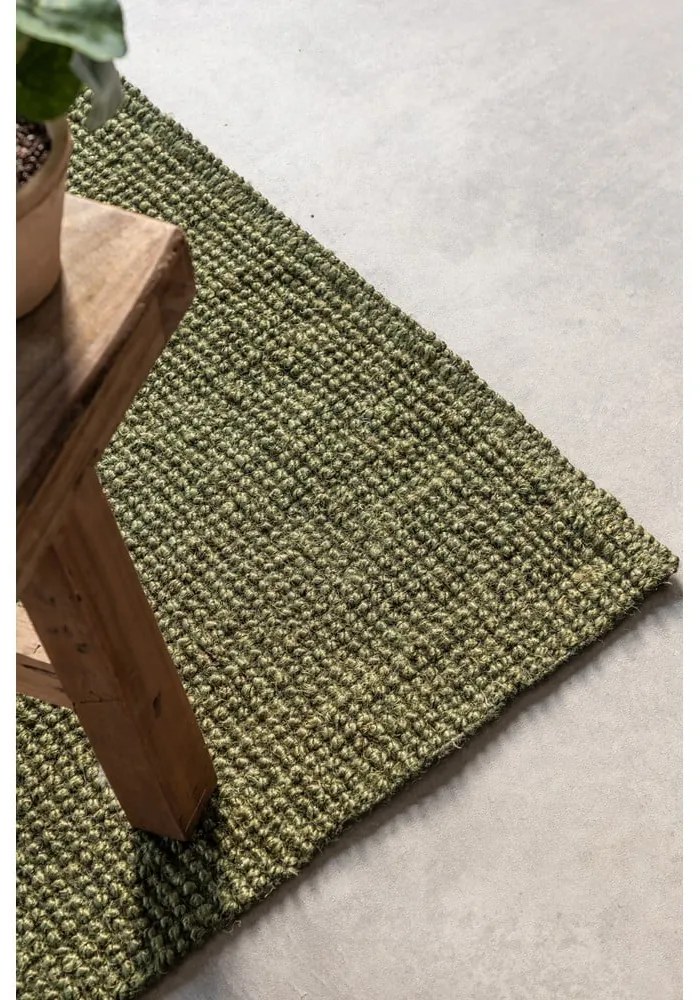 Khaki juta futószőnyeg 80x200 cm Bouclé – Hanse Home