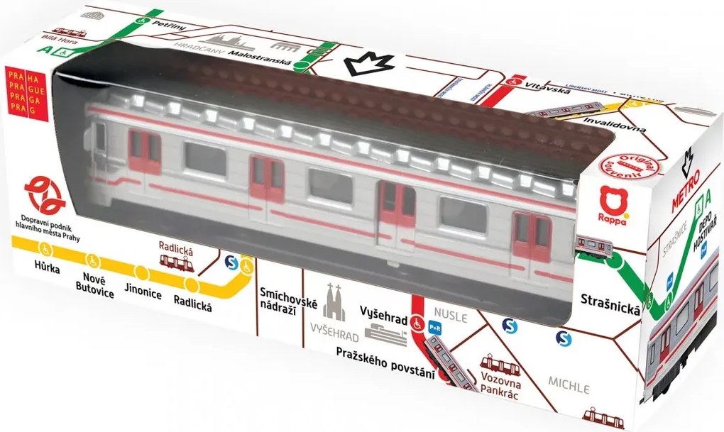 RAPPA Metro DPP Prága 81-71M, fém - 16 cm