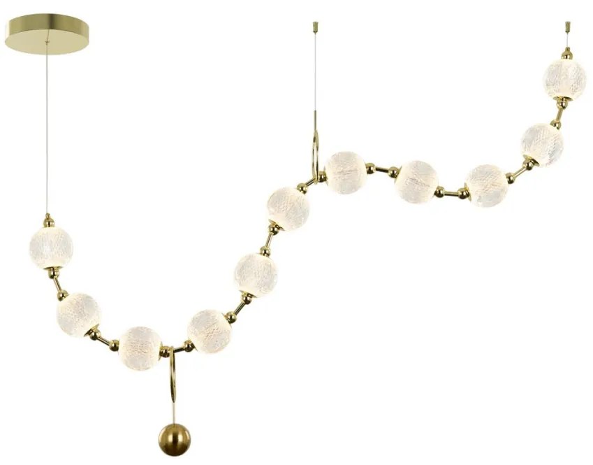Italux Morano PND-93829-44W-3K-GD Függőlámpa 11x49W/LED 3000K 3000lm IP20