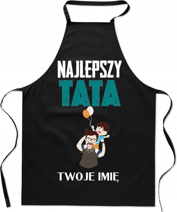 Konyhai kötény Legjobb Apa Apa neve Személyre szabás Ajándék