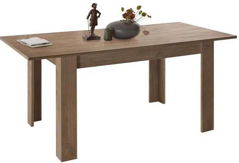 RIMINI asztal, 137 - 185 x 90 cm, laminált Mercure tölgy