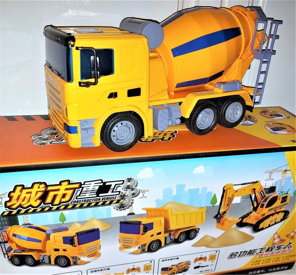 1:24 RC Távirányítós Zhorya Merci 30 Cm Rc Távirányítós Beton Mixer Kamion