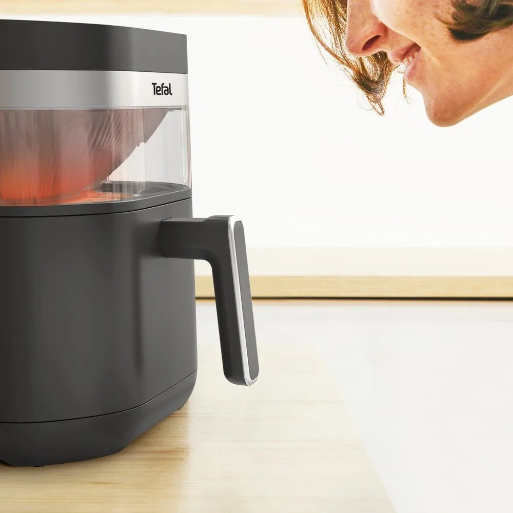 Sötétszürke forrólevegős fritőz Infrared EY832HE0 – Tefal