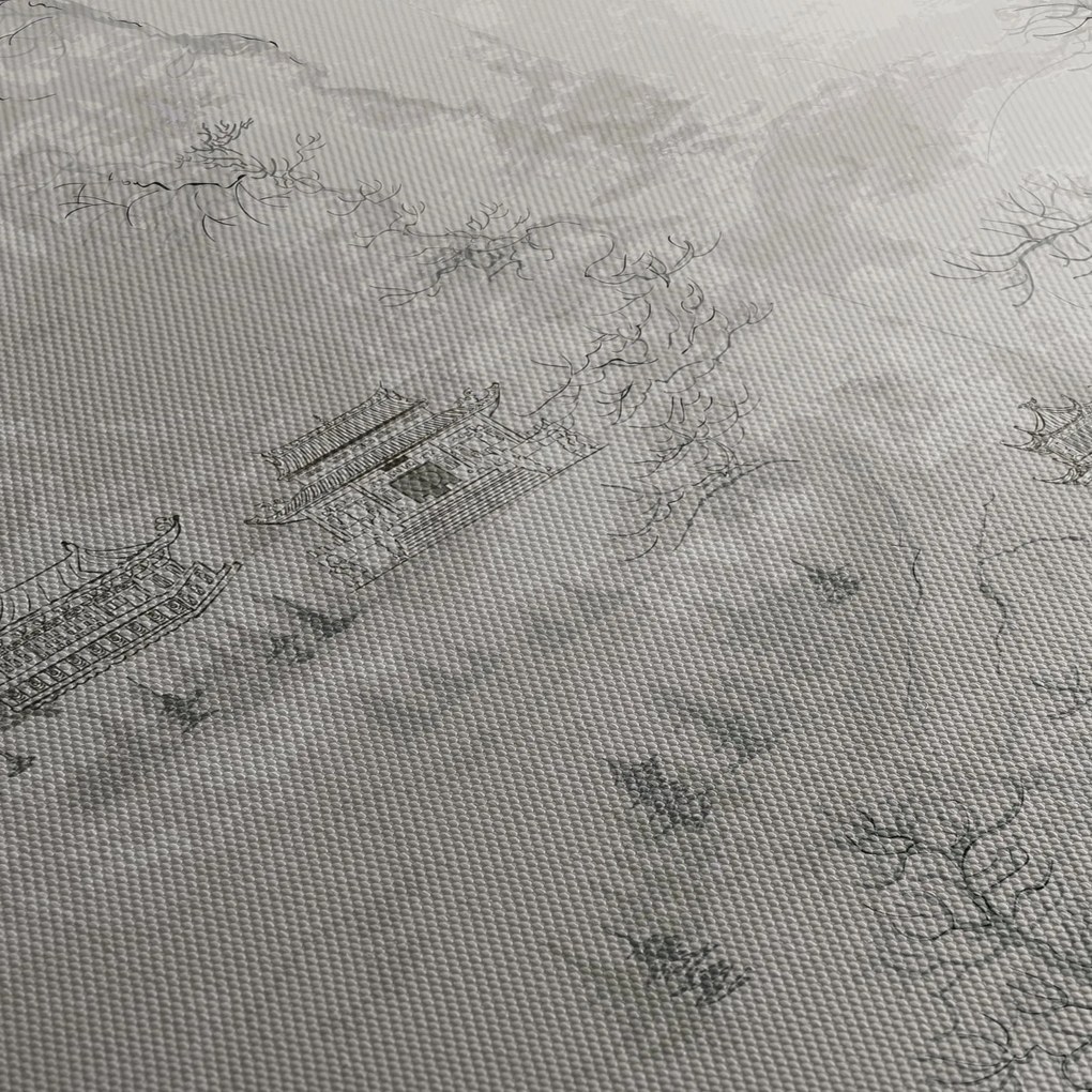 Kép - Kínai táj (120x50 cm)