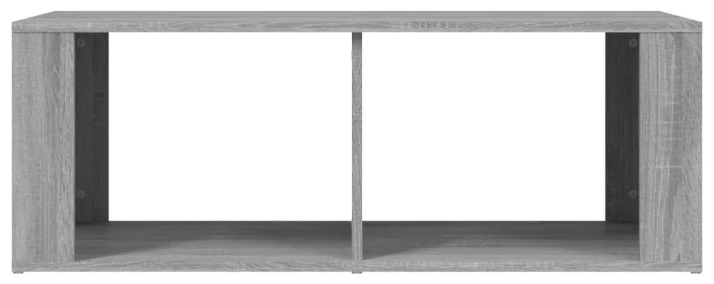 Szürke sonoma szerelt fa dohányzóasztal 100x50x36 cm