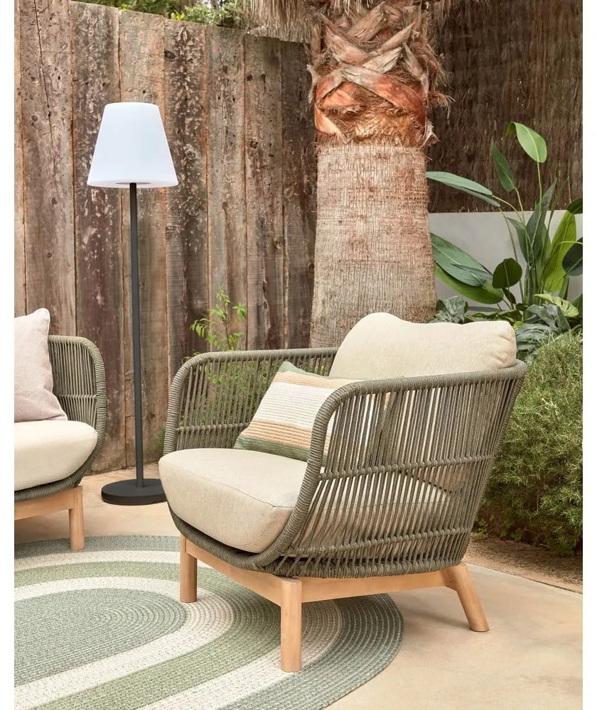 Catalina khaki kerti fotel - Kave Home