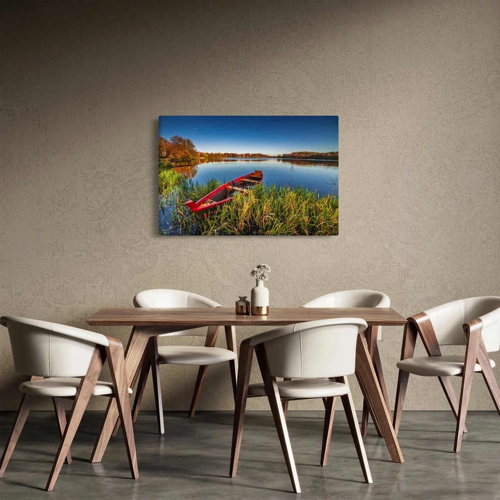 Egy piros pont képe (90x60 cm)