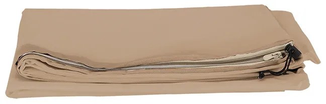 Levegő, fény és csapadék áteresztő fagyvédő huzat, növénytakaró, zipzárral és összehúzó madzaggal, 120x180 cm