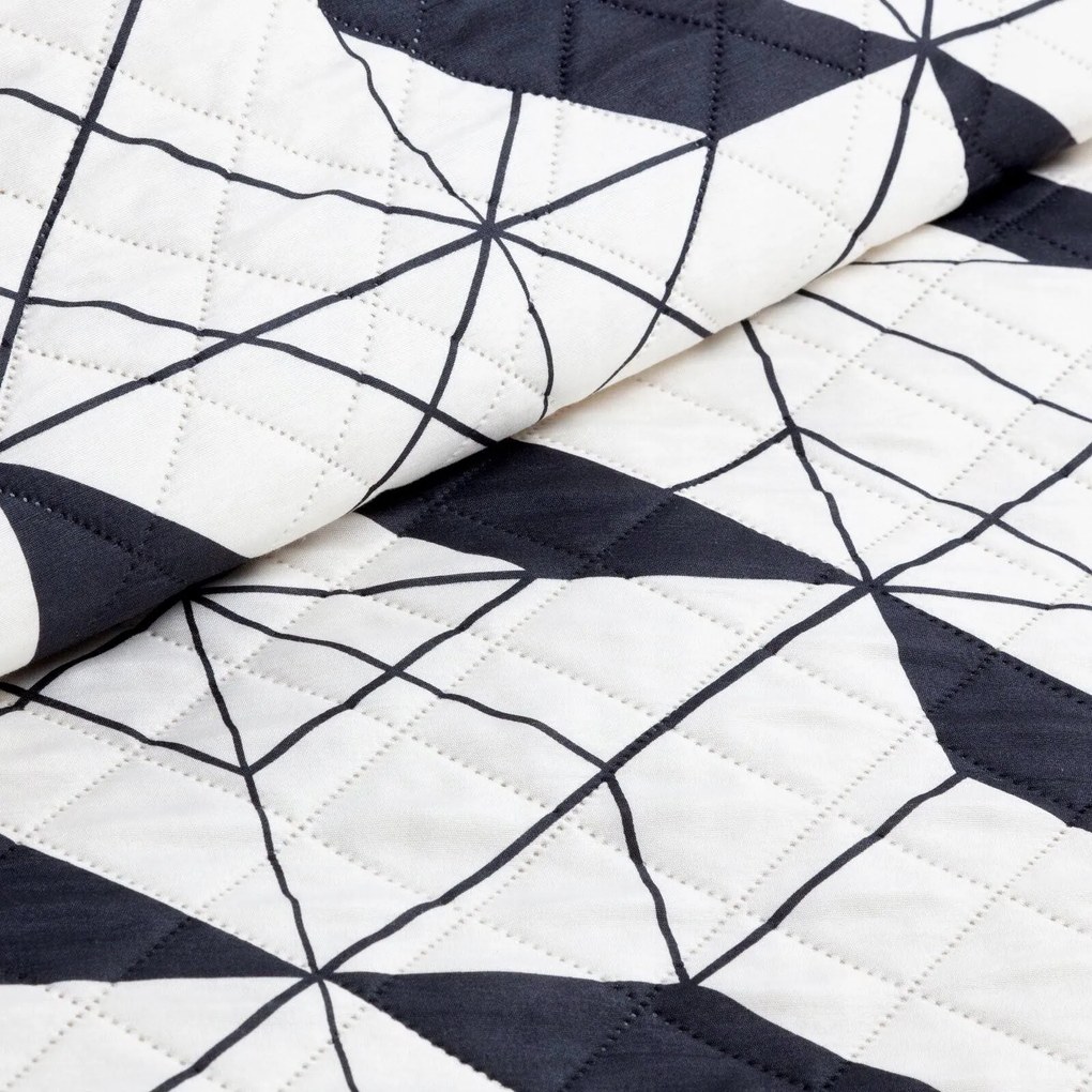 Ágytakaró pléd fotelhez 220x240 cm geometrikus minta