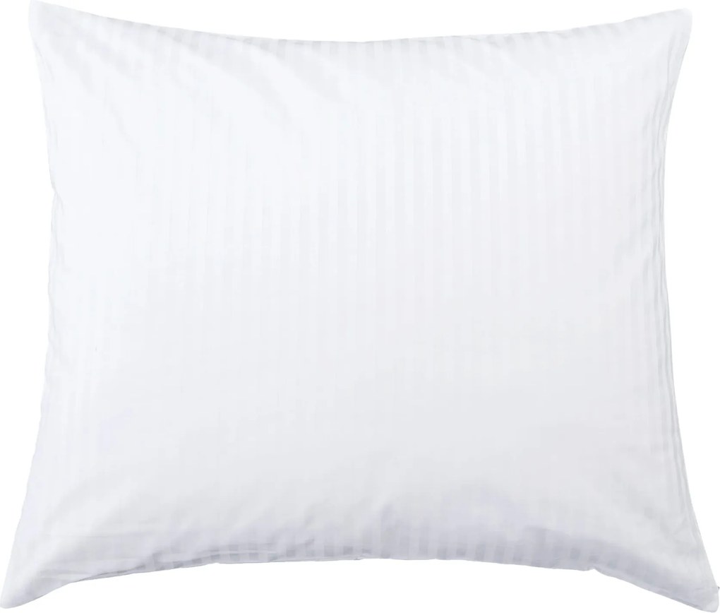 Damaszt pamut-szatén párnahuzat 40x40 fehér