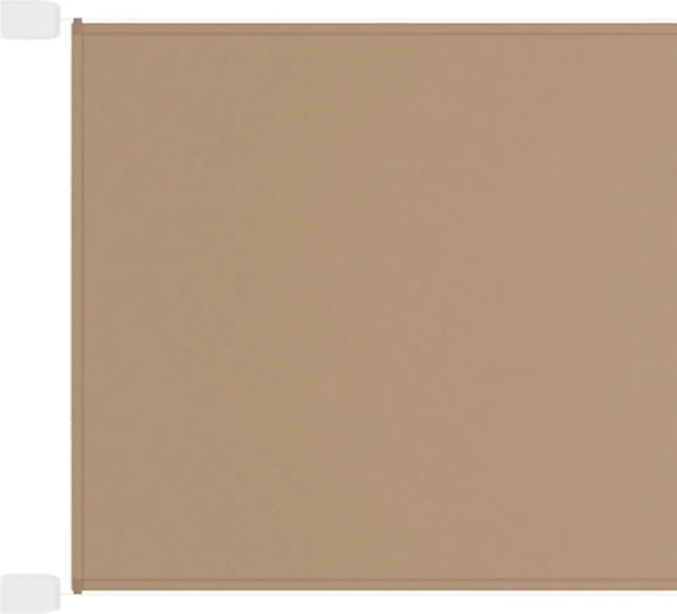 vidaXL bézs oxford-szövet függőleges napellenző 140 x 420 cm