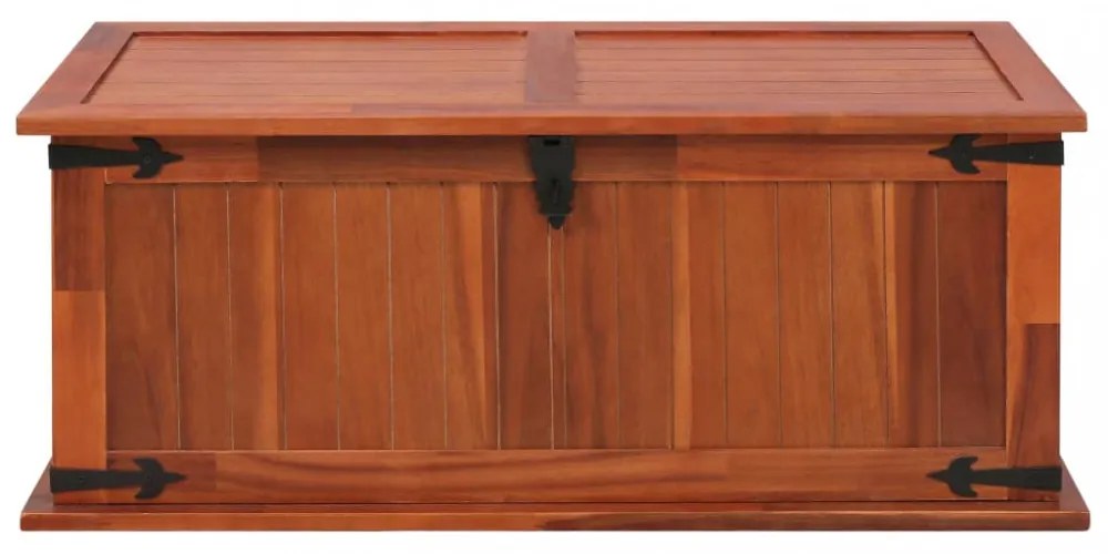 tömör akácfa tárolóláda 90 x 45 x 40 cm