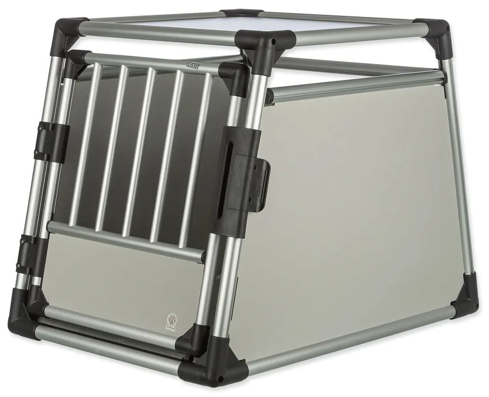 Ezüstszínű állathordozó 62x55 cm Trixie M – Plaček Pet Products