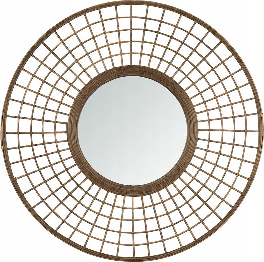 Tükör Stílus Boho bambusz k. natúr átm. 80cm