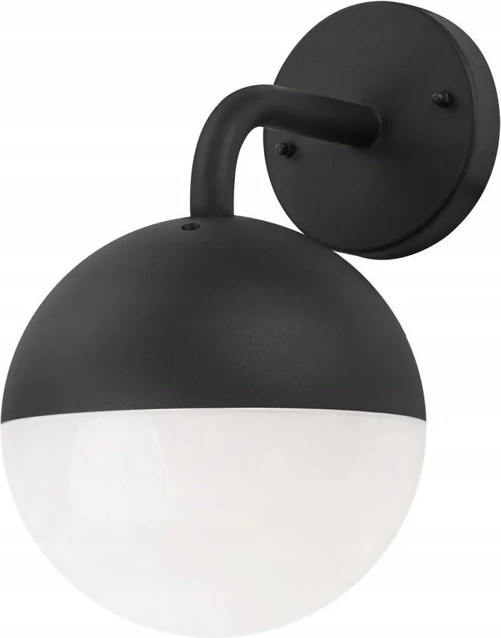 Kültéri kerti fali lámpa Ulsa E27 IP44 fekete Goldlux