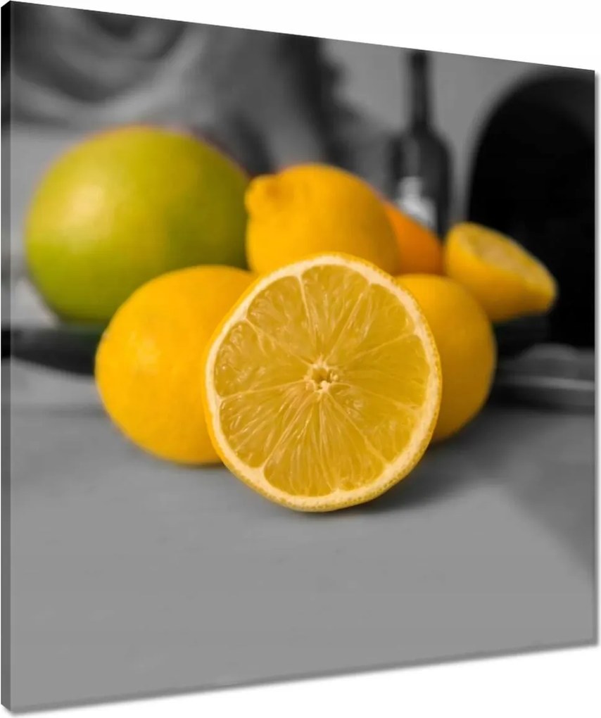 Vászonkép 60x60 Citrom
