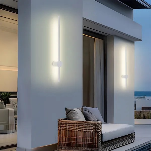 BRILAGI - AURA LED kültéri fali lámpatest LED/12W/230V 3000K IP54 65 cm fehér CRI 90