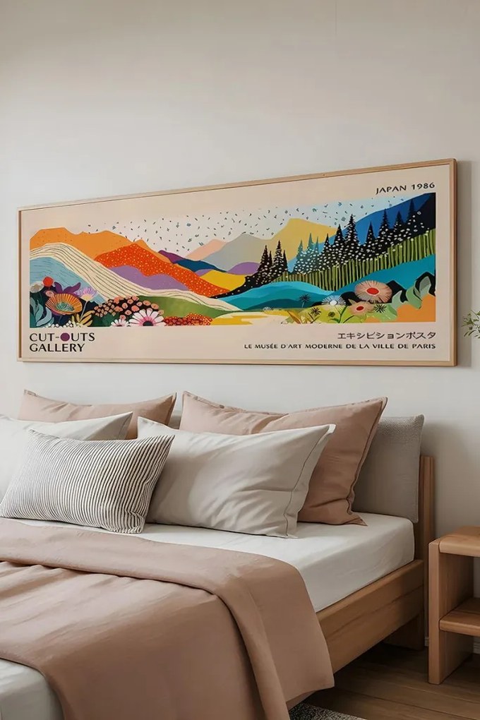 Artsmdfyty2-50120 keretezett MDF falikép, 50 x 120 cm