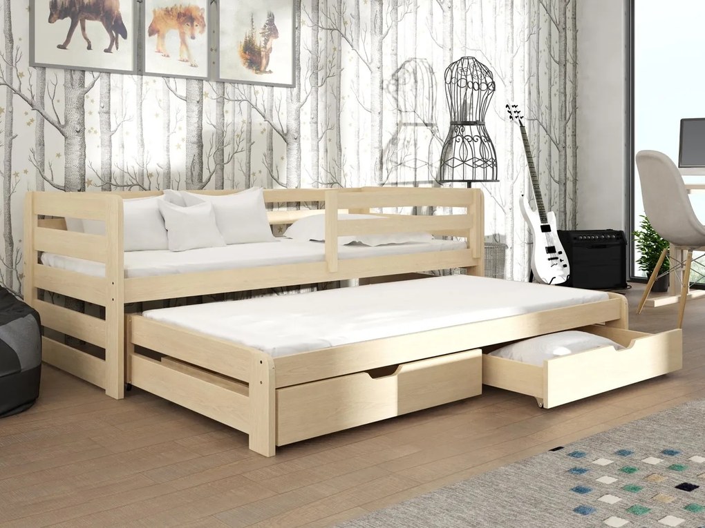Gyerekágy 90 cm Sina (fenyő) (ágyráccsal). 615018