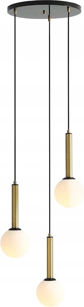 Függő mennyezeti lámpa Rinn 3 fekete XX