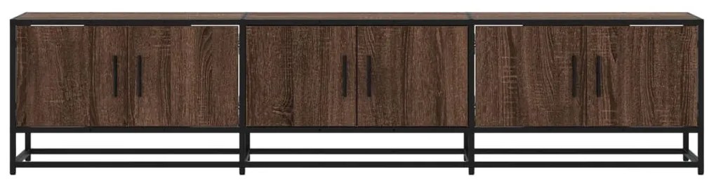barna tölgy színű szerelt fa TV-szekrény 180 x 35 x 41 cm