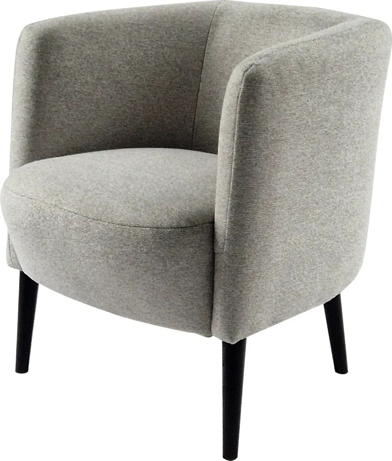 Fotel, világosszürke/fekete, ALIEN