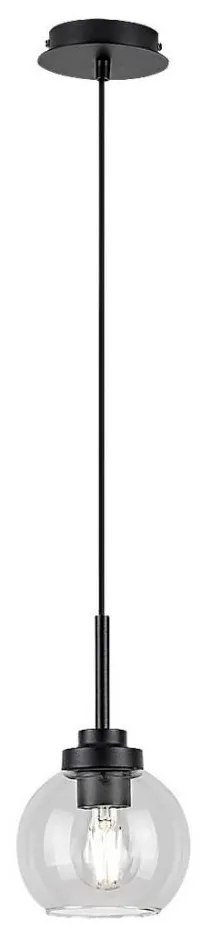 Rabalux 75006 - TIRINA fürdőszobai lámpa 1xE27/15W/230V fekete IP44