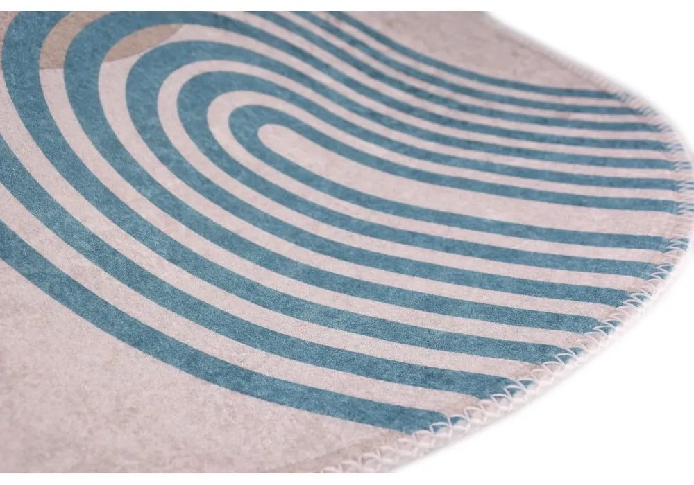 Kék-szürke kerek szőnyeg ø 160 cm - Vitaus