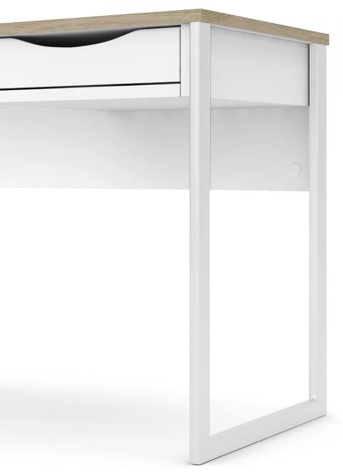Felix Light íróasztal 110, fehér matt / fehér