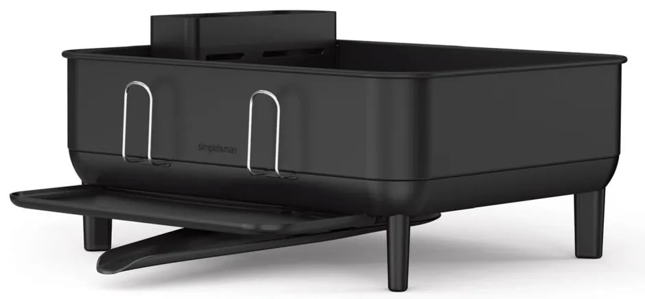 Simplehuman Compact edénycsepegtető, acél, műanyag, FPP, fekete