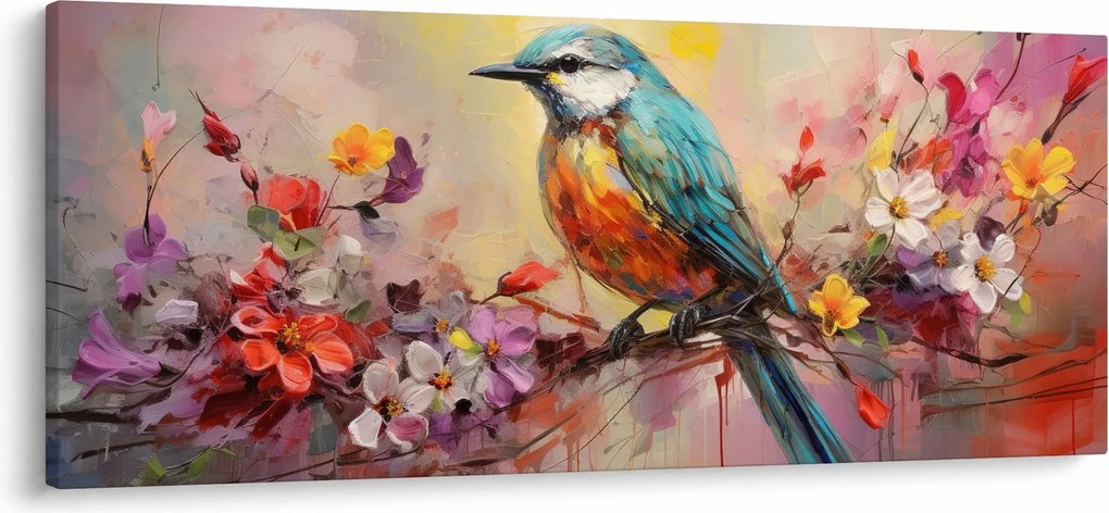 Kép - Egy madár festménye (120x50 cm)