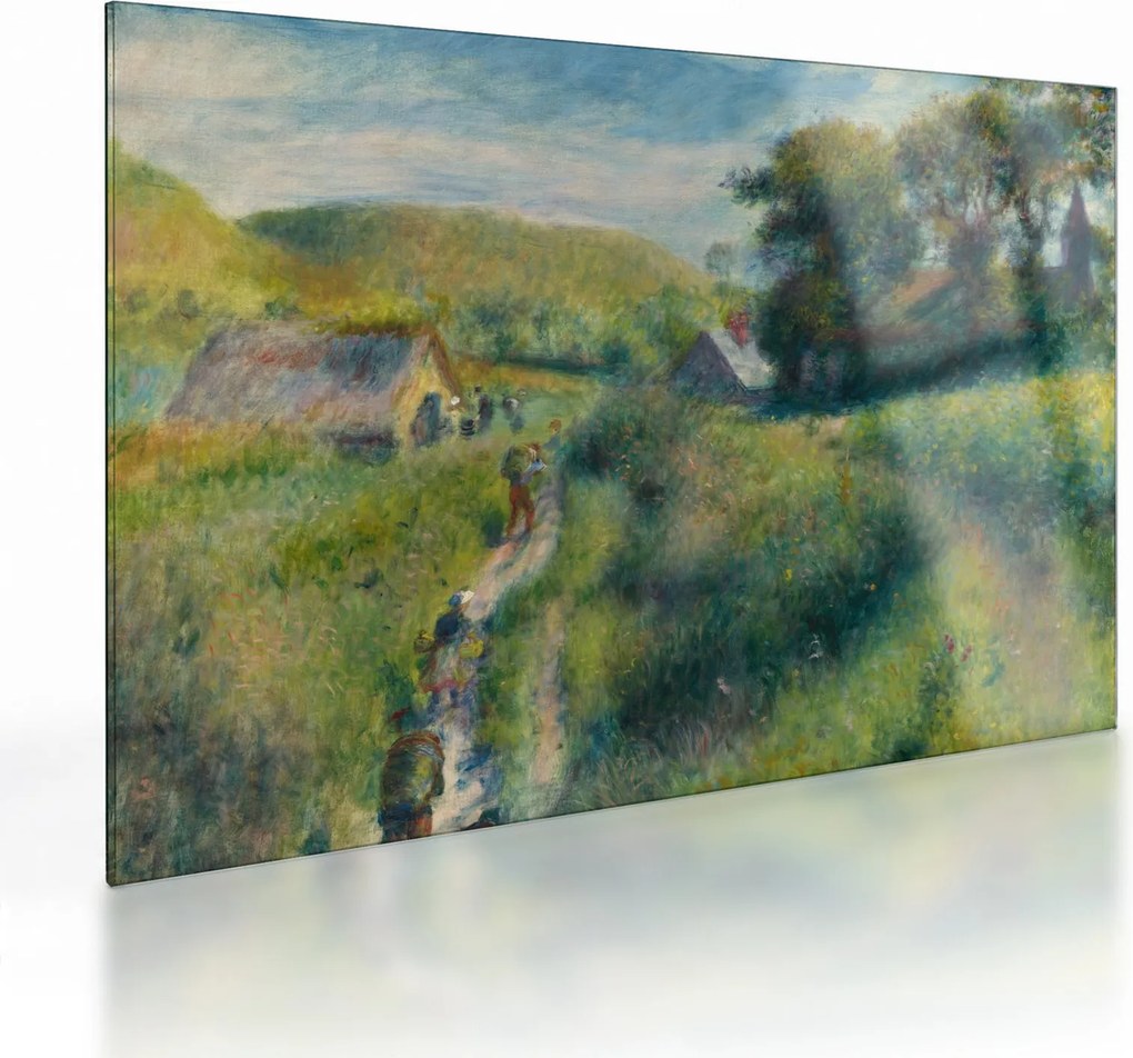 Üveg kép - Auguste Renoir, The Mussel Harvest, reprodukciók (70x50 cm)