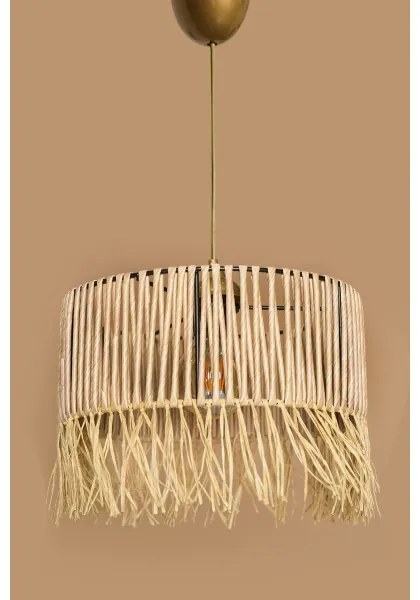 RIMINI kábeles függőlámpa 1xE27/40W/230V bézs