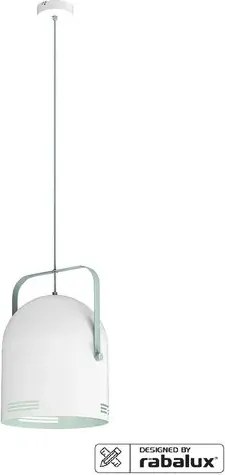 Rabalux beltéri függeszték e27 40w fehér minuet