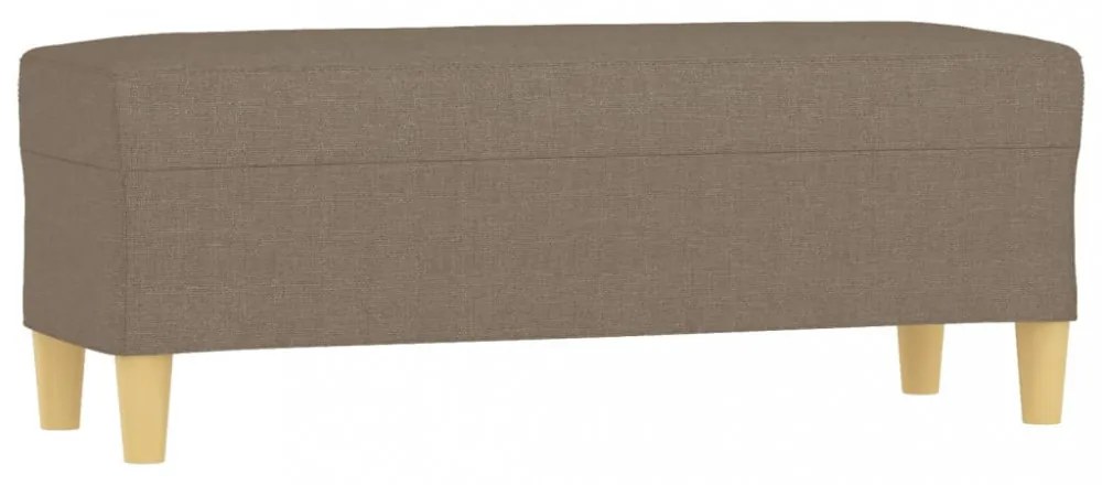 vidaXL tópszínű szövet pad 100 x 35 x 41 cm