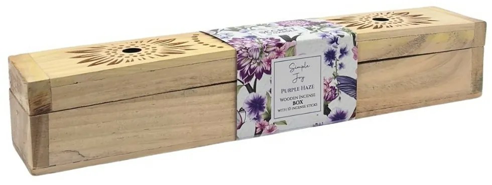 Arome Secret garden fa doboz illatpálcikákkalPurple Haze, 10 pálcika