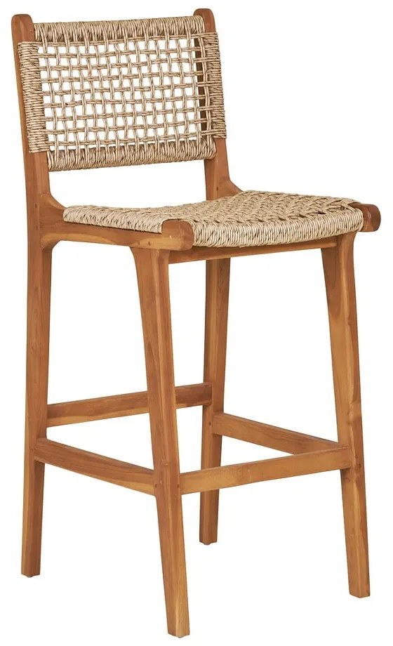 Natúr színű teakfa bárszék (ülésmagasság 60 cm) Derby – House Nordic