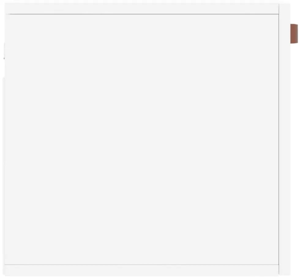 fehér szerelt fa faliszekrény 60 x 36,5 x 35 cm