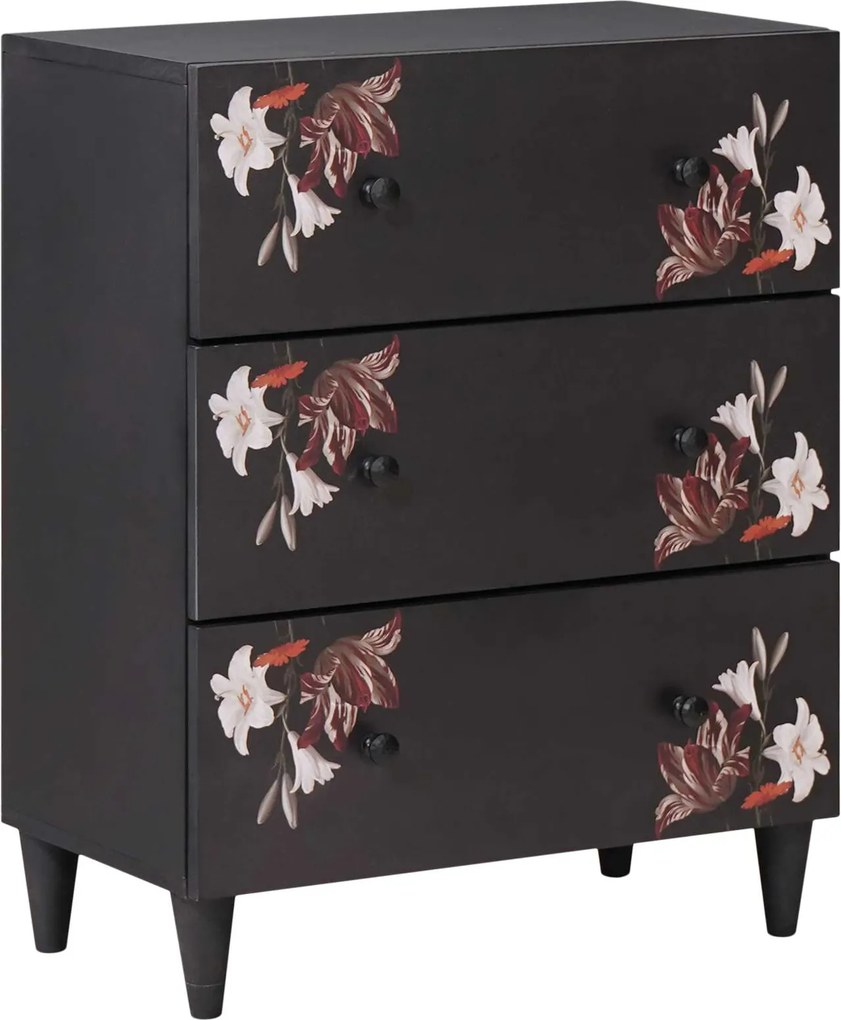 vidaXL Tároló szekrények Sokszínű 60 x 33,5 x 75 cm Tömör Mangófát