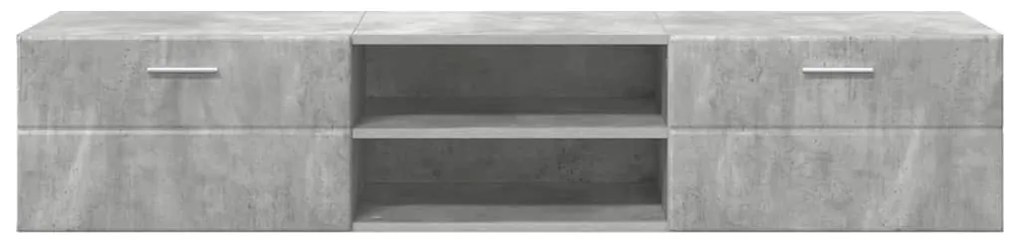 TV szekrény fiókkal Magasfényű fehér 150 x 39 x 30 cm Faanyag