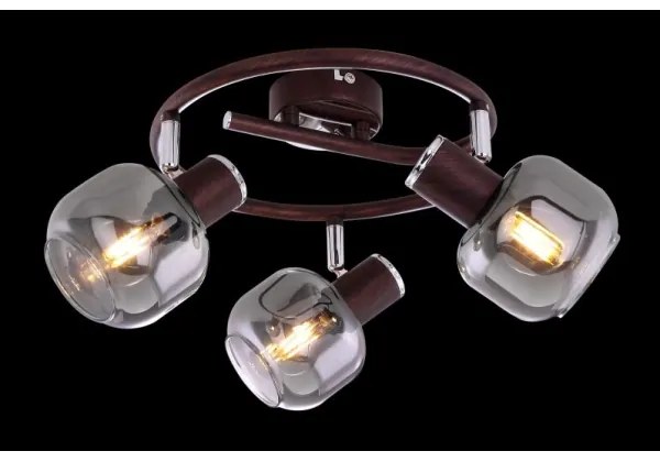 Globo 54303-3 - Spotlámpa PALLO 3xE14/40W/230V