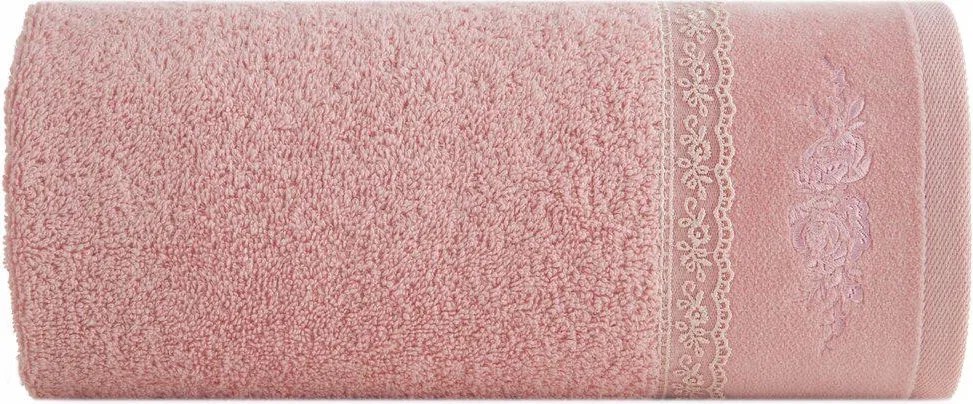 Fürdőlepedő Természetes Pamut 50X90 Rózsaszín Esküvői Ajándék Évforduló