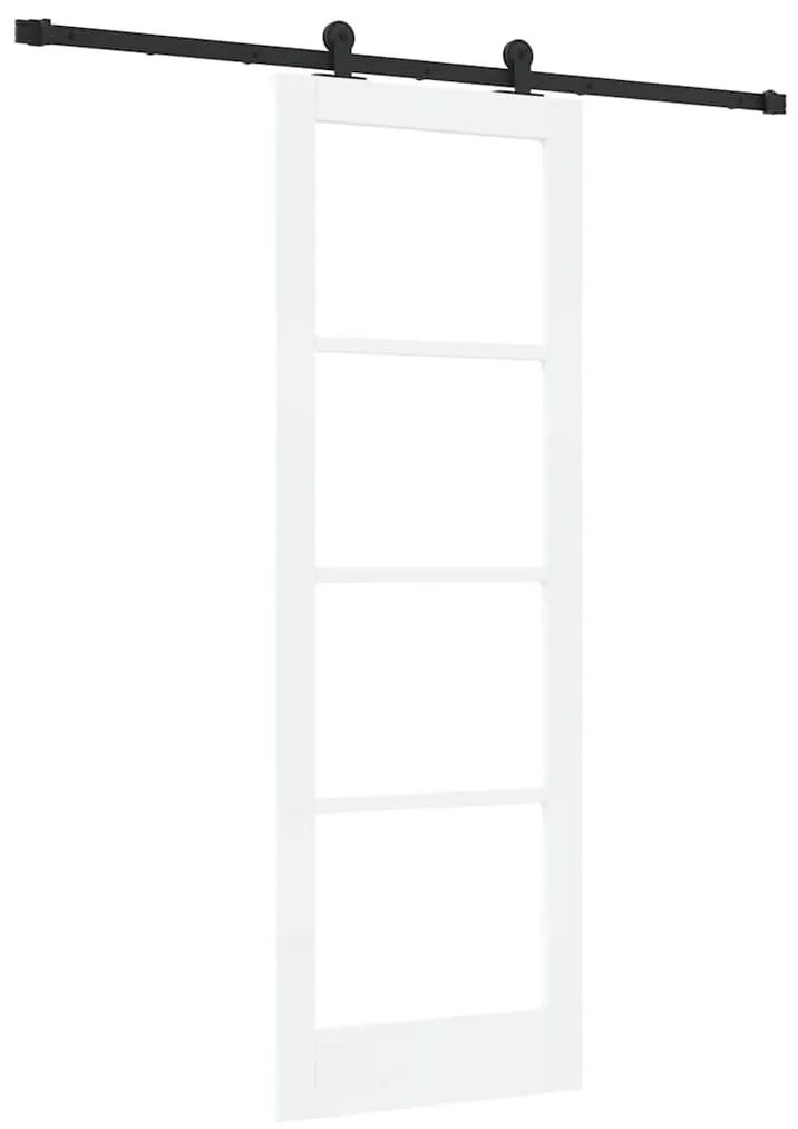 Csúszóajtó ORKDAL Fehér 73.5 x 211 cm Fa és fém