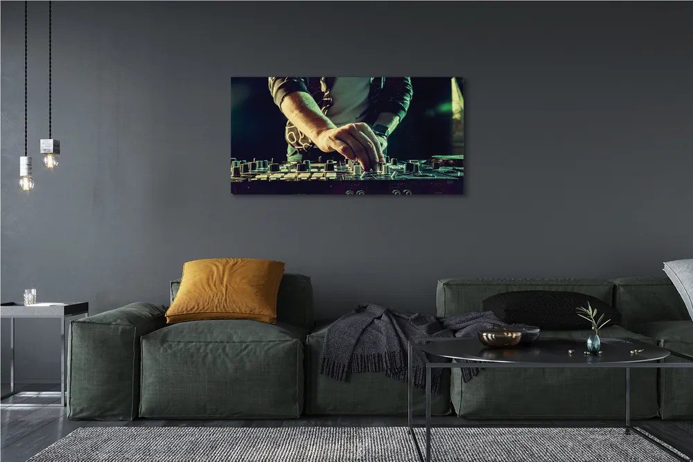 Canvas képek Konzol DJ fejhallgató 140x70 cm