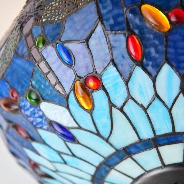 Endon 70722 - Tiffany DRAGONFLY mennyezeti lámpa 2xE27/60W/230V átm. 41 cm