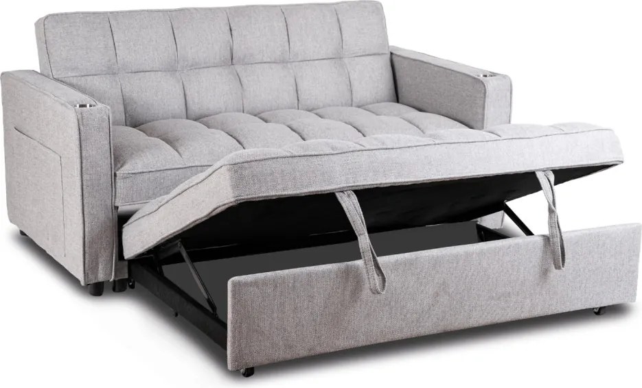 Étkezőasztal SKUBI bővíthető 120-160 cm, kasmír
