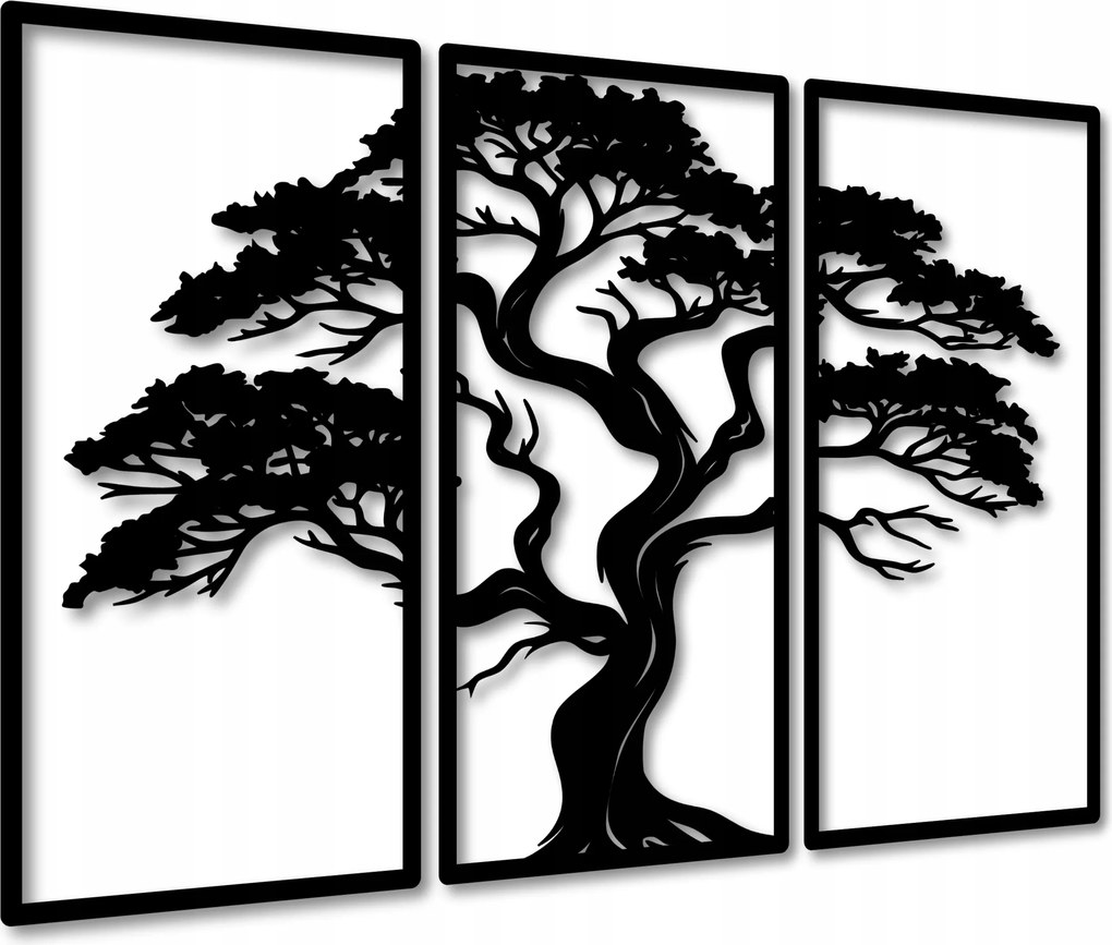 Vászonkép Áttört Fa 120x80 cm Nappali Képek Falikép Dekoráció
