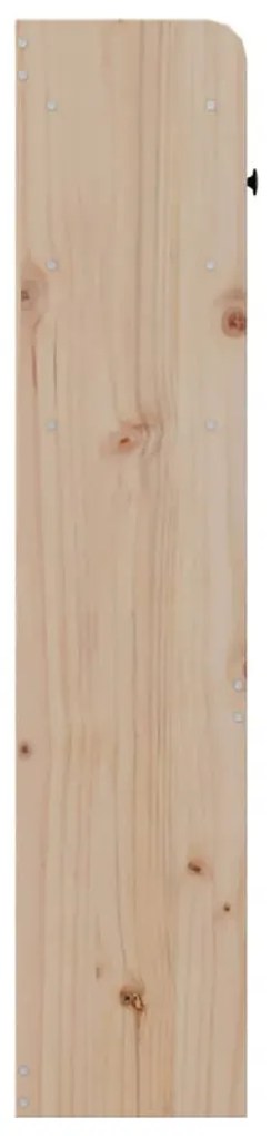 tömör fenyőfa fejtámla tárolóval 180 cm