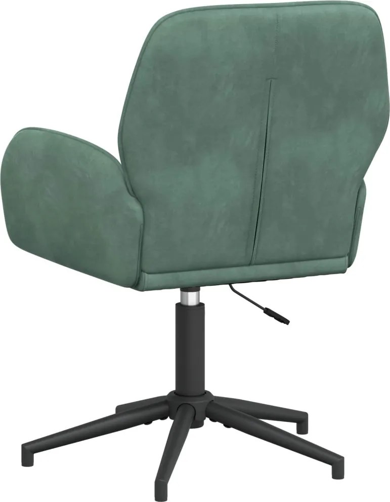 vidaXL Forgós Íróasztali Székek 2 db 54 x 55 x 90 cm Tengeri Zöld